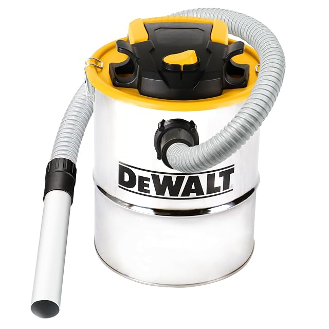 DEWALT DXV04A 4 gallon metal ash vacuum for pellet stoves