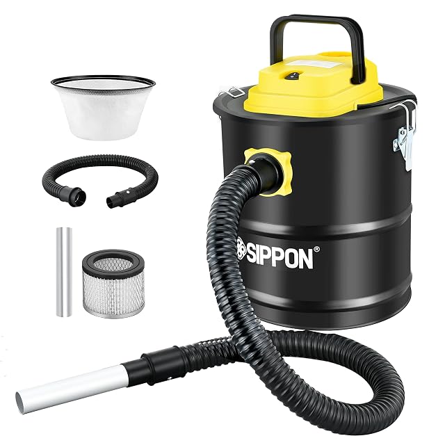 SIPPON 800W ash vacuum cleaner for pellet stove and fireplace