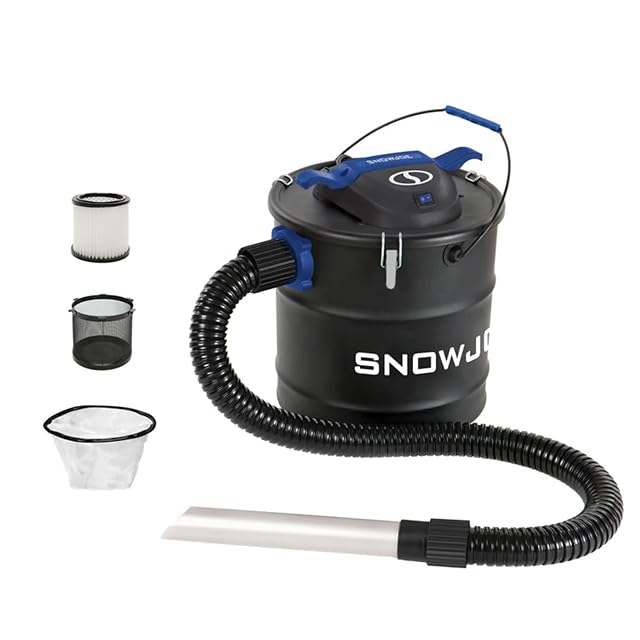Snow Joe ASHJ202 bagless canister ash vacuum with dual filtration