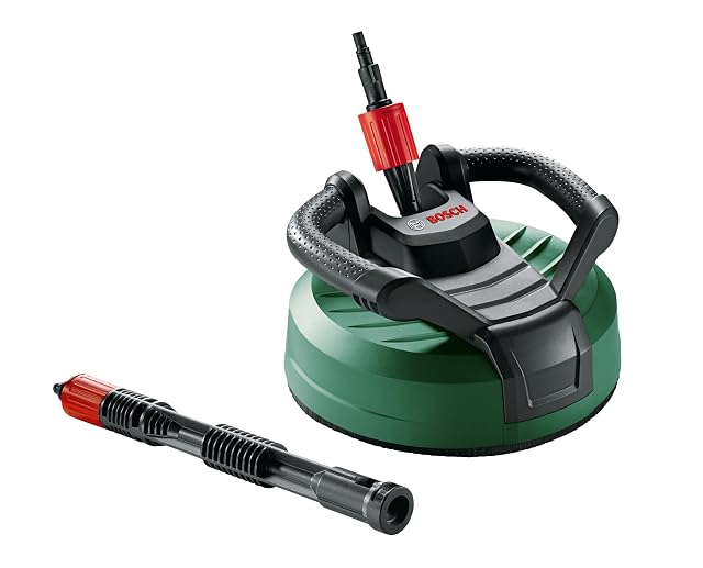 Bosch AquaSurf 280 patio surface cleaner with swivel joint, product photograph
