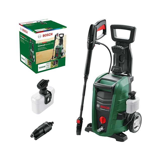 Bosch UniversalAquatak 125 pressure washer with 3-in-1 nozzle, product photograph