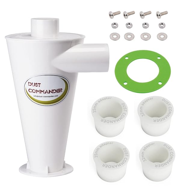 Dust Commander cyclone dust separator head, product photograph