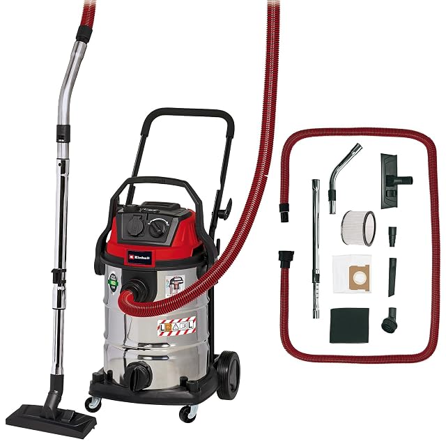 Einhell TE-VC 2230 SACL wet and dry vacuum with HEPA filter and tool socket, product photograph