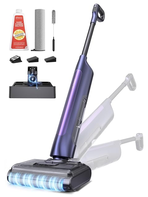 Ultenic cordless vacuum mop combo wet dry vacuum cleaner purple