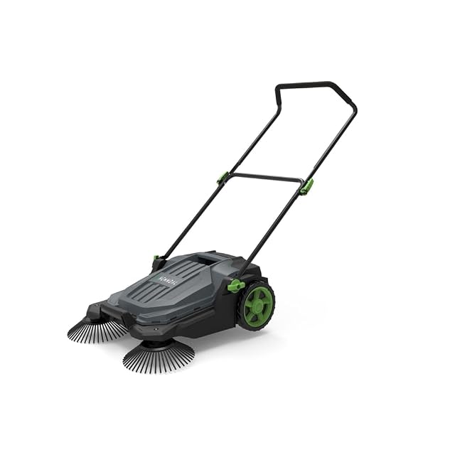 HEMMDAL HKM65 manual sweeper with 65 cm sweeping width and 20 litre container, product photograph
