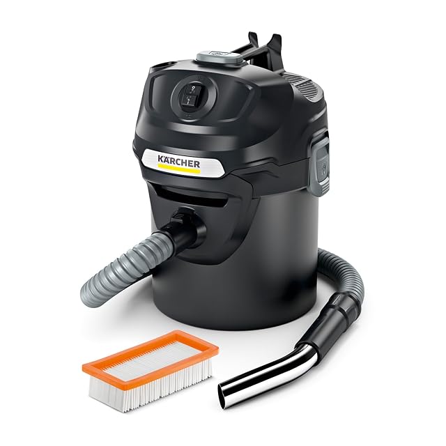 Kärcher AD 2 ash vacuum with 14 litre metal container, product photograph