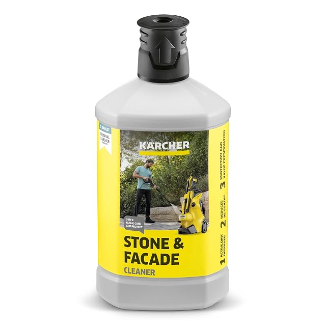 Kärcher 3-in-1 Stone Plug n Clean detergent bottle, product photograph