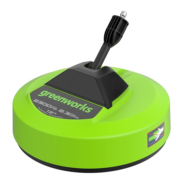 Greenworks 12 inch surface cleaner pressure washer attachment