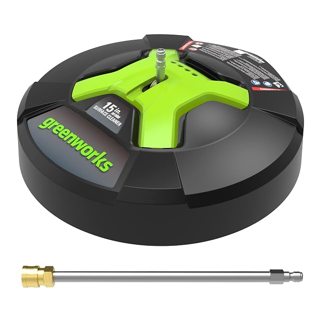 GreenWorks 15 inch surface cleaner with extension included