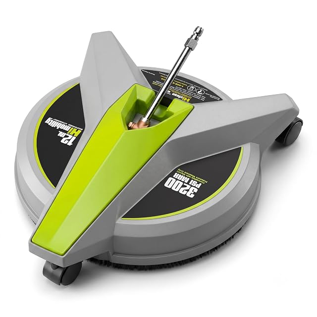 Hiclean 12 inch electric pressure washer surface cleaner with wheels