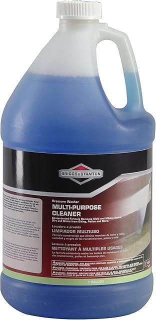Briggs and Stratton 6826 multi-purpose pressure washer concentrate one gallon blue bottle