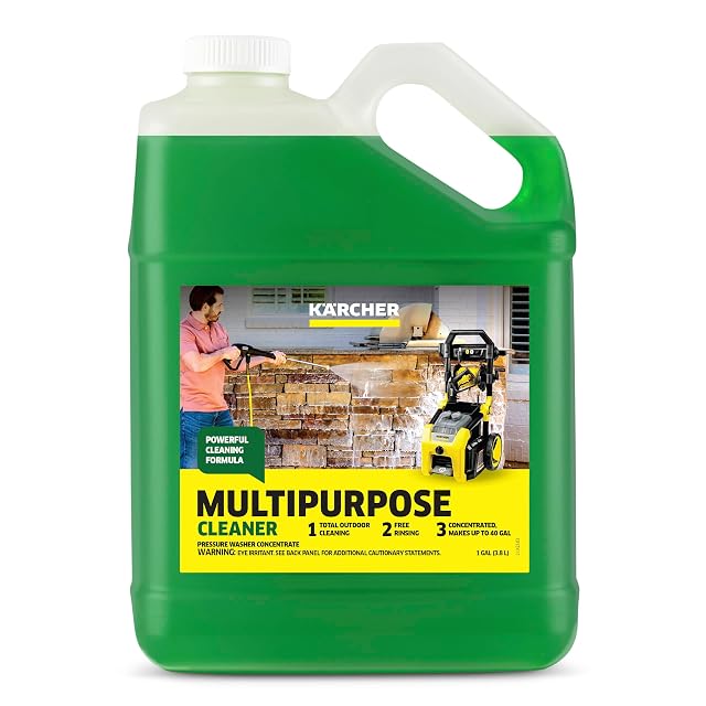 Karcher Multi Purpose pressure washer detergent highly concentrated bottle