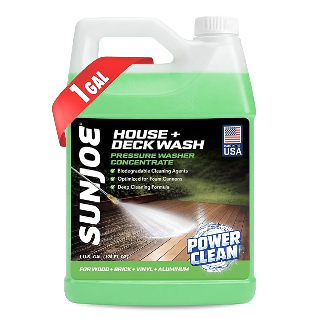 Sun Joe SPX-HDC1G house and deck all-purpose pressure washer concentrate one gallon