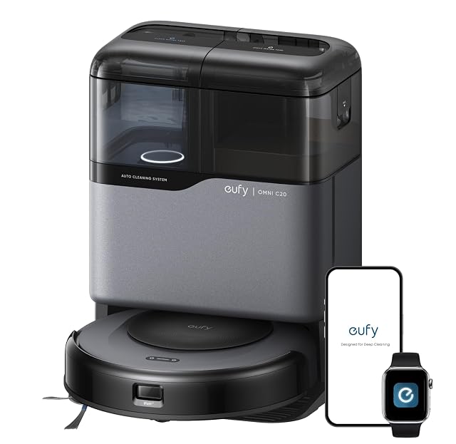 eufy Omni C20 robot vacuum and mop combo with all-in-one station