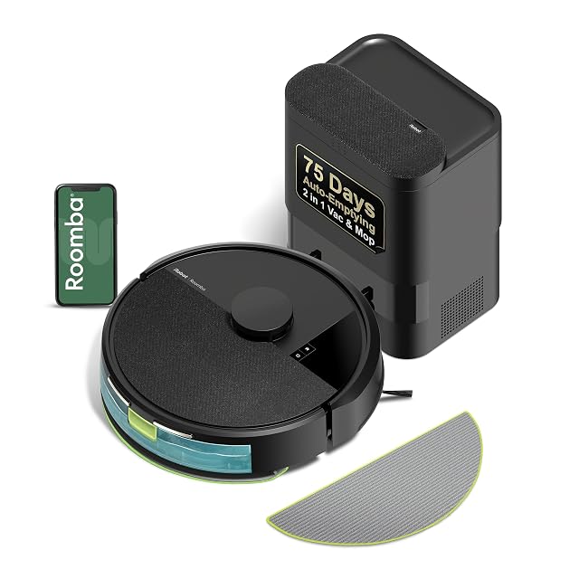 iRobot Roomba 105 Combo robot vacuum and mop with AutoEmpty dock