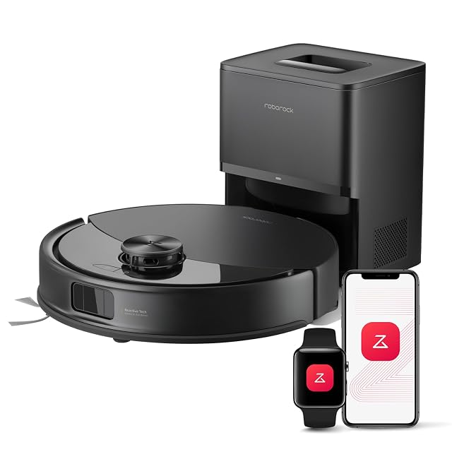 roborock Q10 S5 Plus robot vacuum and mop with self-emptying dock