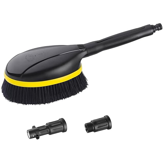 Karcher universal rotating wash brush with quick-connect fitting for pressure washers