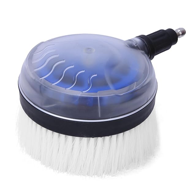 Kuuleyn 360 degree fan shaped rotary wash brush with quarter inch quick connector