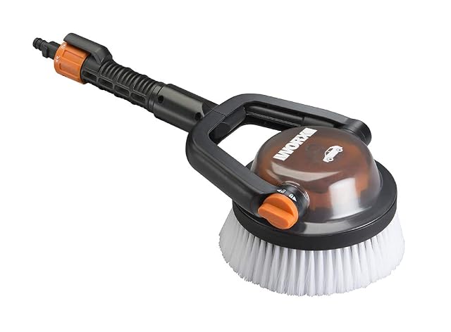 WORX WA1820 soft-bristle pressure washer power scrubber for cars and boats