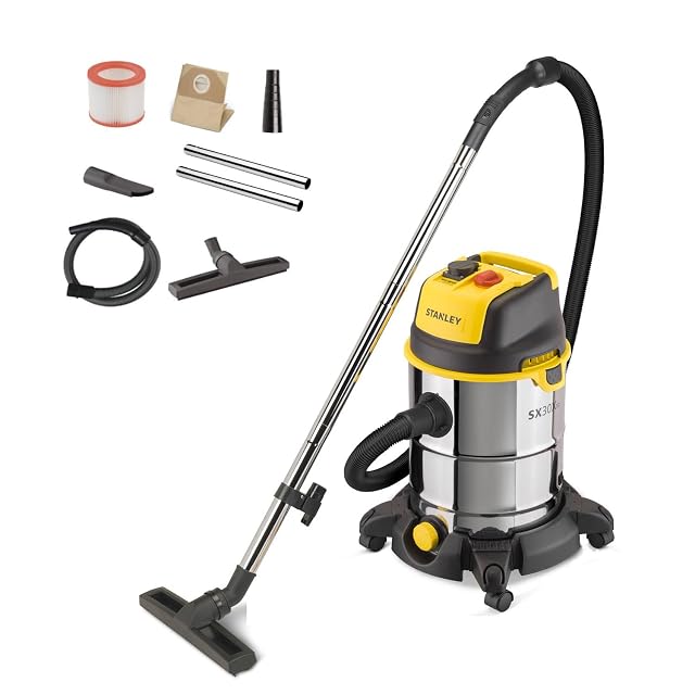 Stanley SXVC30XTDE wet and dry vacuum, product photograph