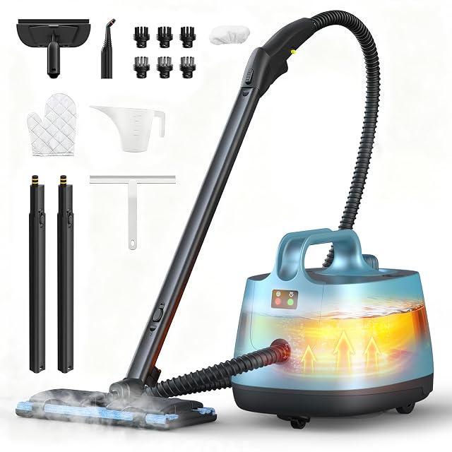 Aspiron high pressure steam cleaner 293F multipurpose steam mop