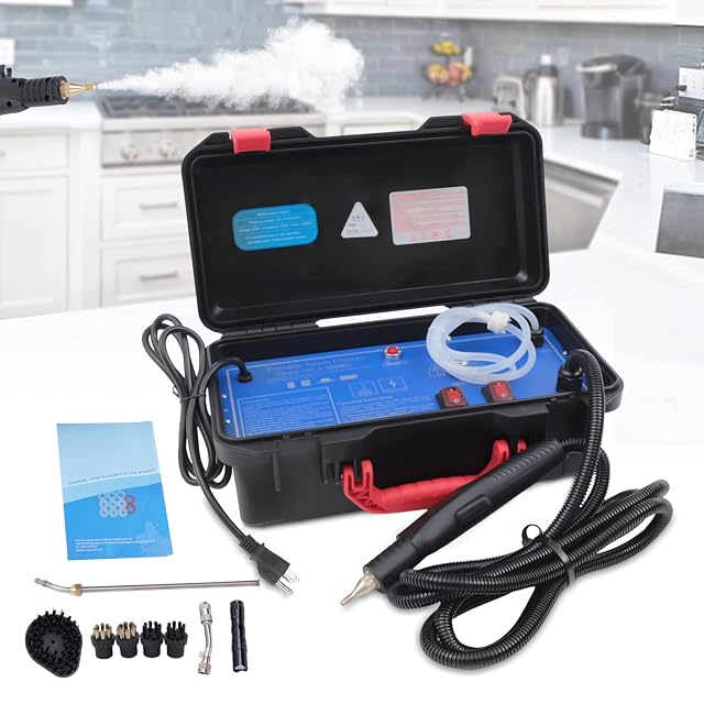EurHomePlus 3-in-1 high heat steam cleaner 1700W portable hand steamer