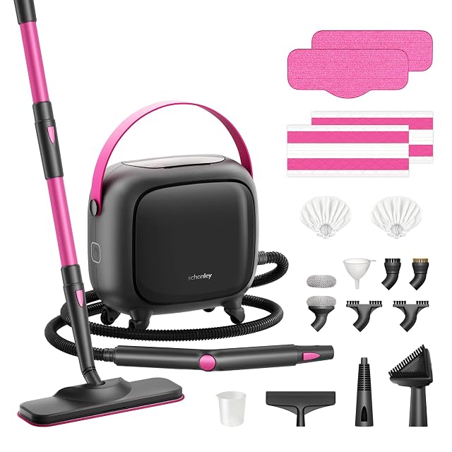 Schenley 21-in-1 heavy duty steam cleaner with attachments and mop holder