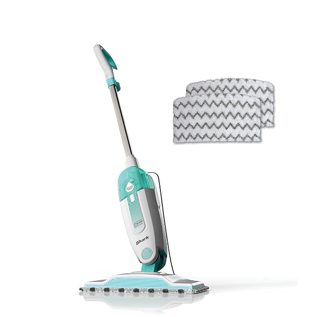 Shark Steam Mop S1000 for sealed hard floors with two Dirt Grip pads